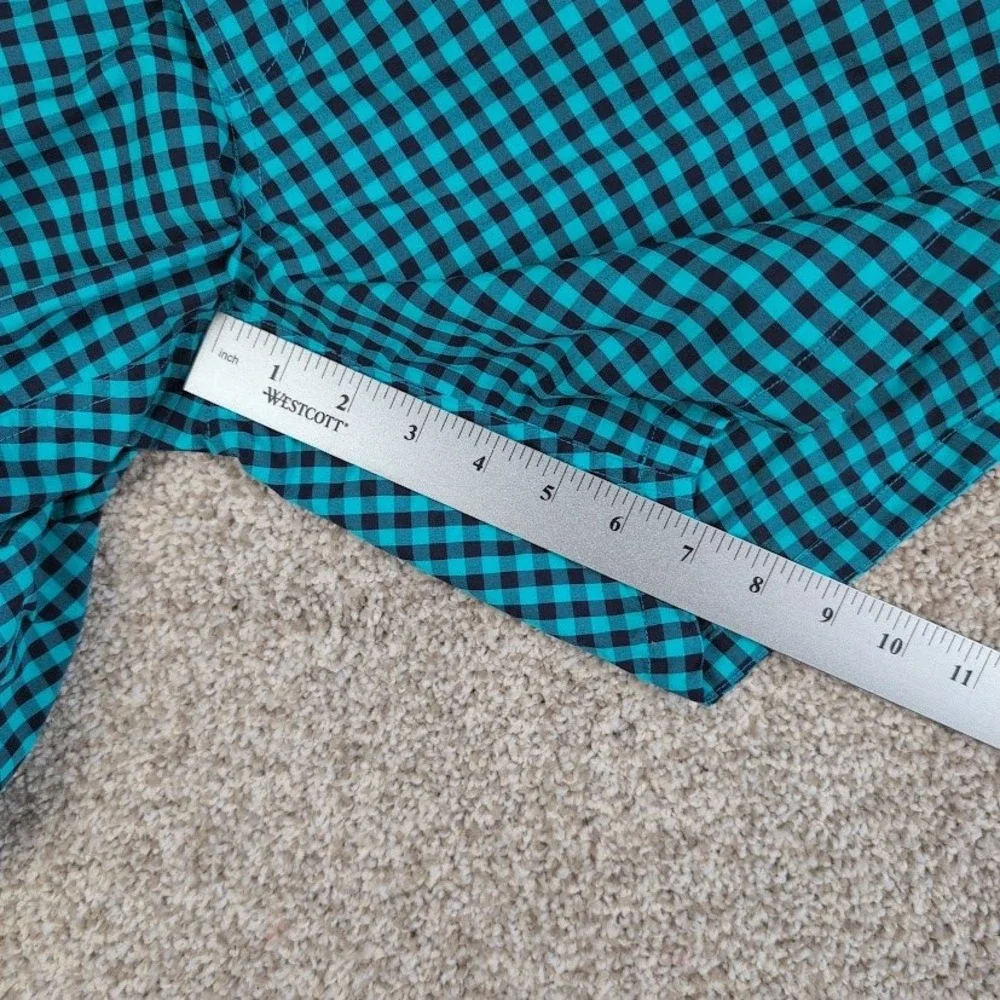 Bonobos Mens Swim‎ Trunks Shorts Blue Black Gingham Plaid 7
